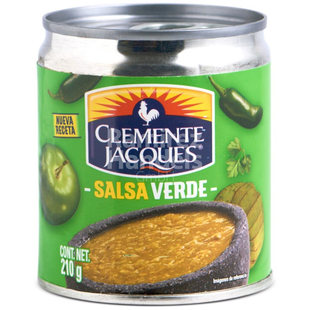 Salsa Verde (grüne Soße) CLEMENTE JACQUES 210 g Dose