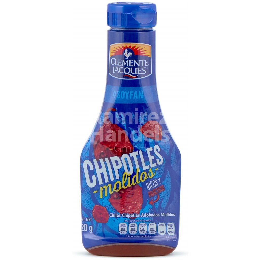 [MX1491] Chili Chipotle püriert CLEMENTE JACQUES 220 g Flasche