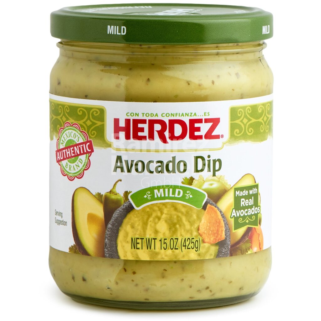 [MX1650] Guacamole DIP Ligeramente Picante HERDEZ 425 g