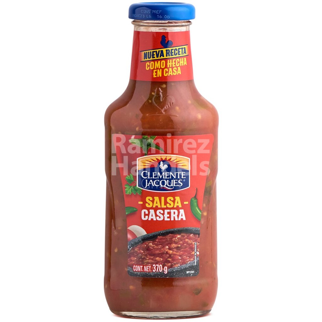 [MX1687] Salsa CASERA (Tomaten-Chili-Soße) CLEMENTE JACQUES 370 g Glas
