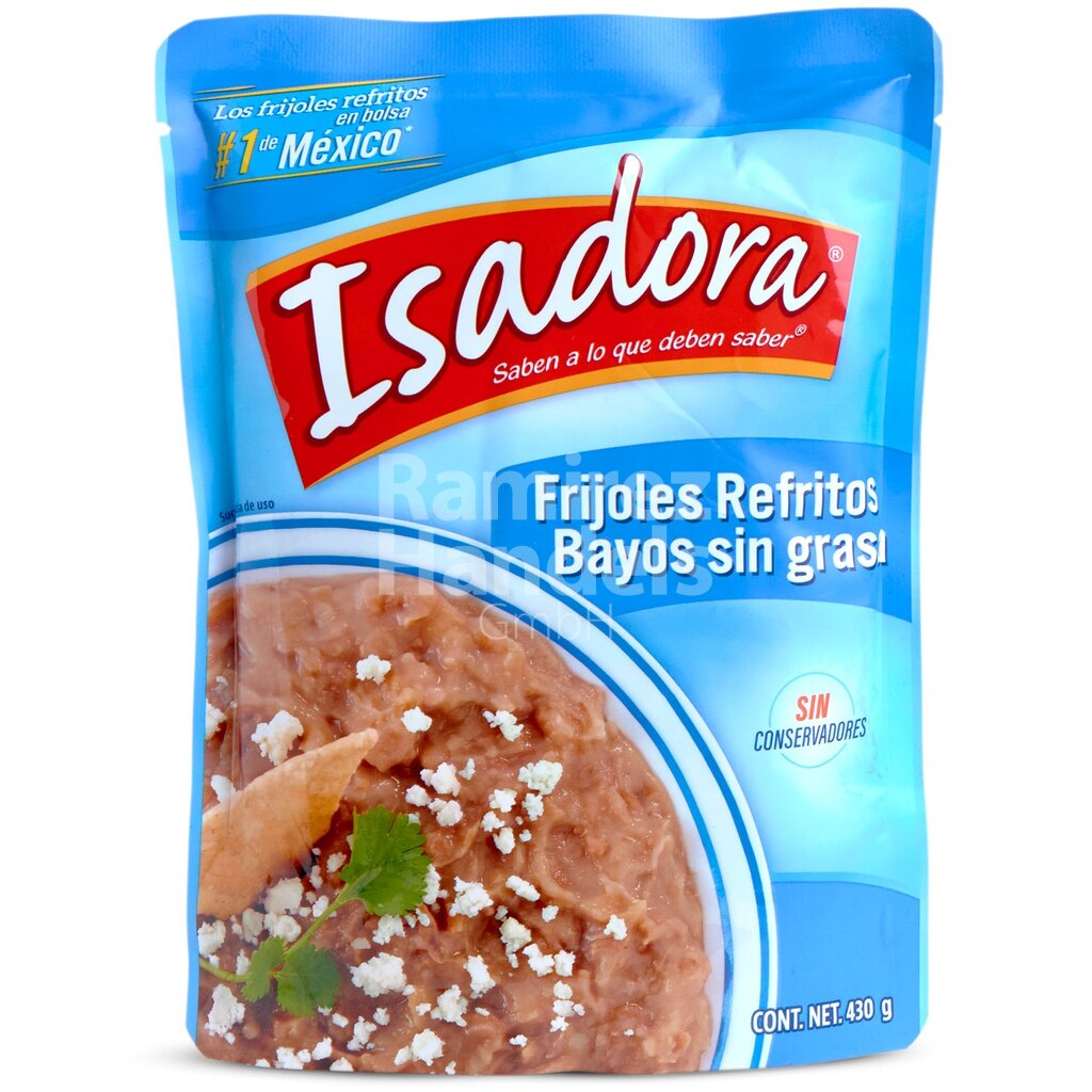 Helles FETTARME Bohnenmus Isadora (Bajos en Grasa) 430 g