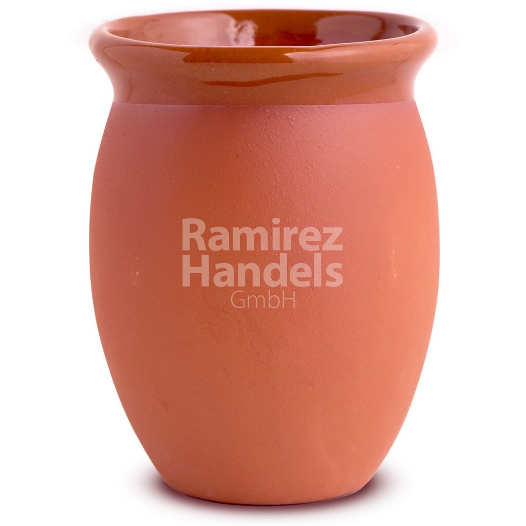 [MX1811] Cantarito de barro Esmaltado Vol. 600 ml