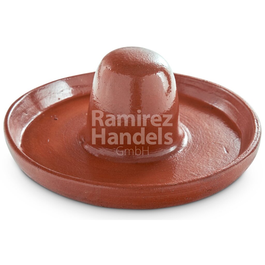 Sombrero Plate 25 cm - Traditional Mexican Clay