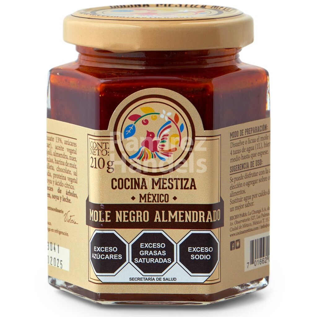 [MX1885] Mole Negro Almendrado Cocina Mestiza 210 g