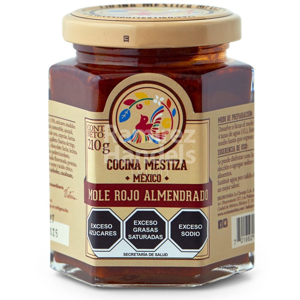 [MX1886] Mole Rojo Almendrado Cocina Mestiza 210 g