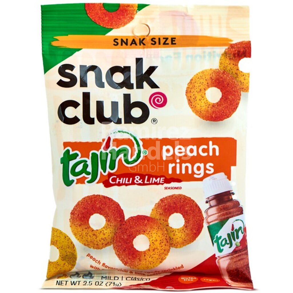 Snack Club PFIRSICH Tajin 71 g