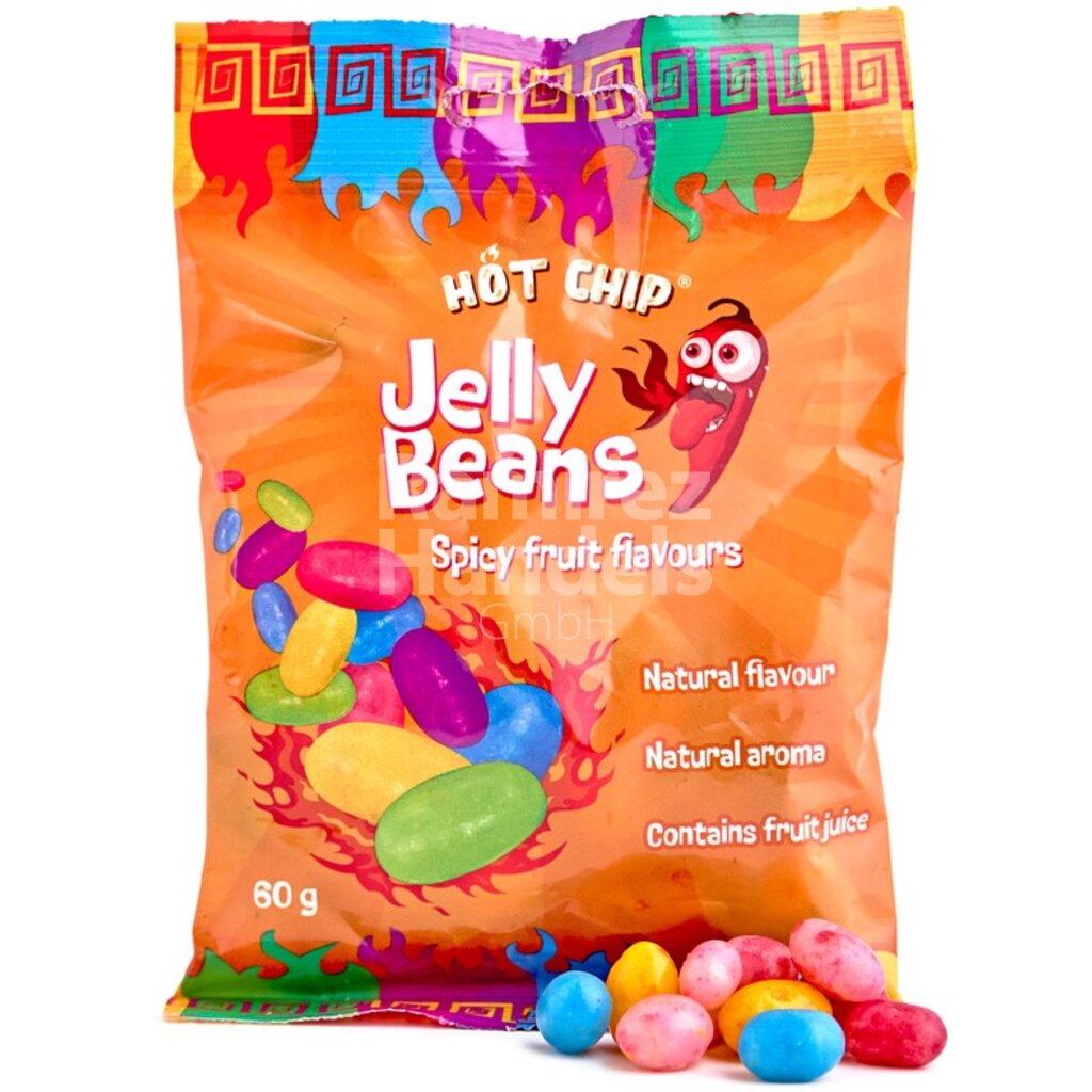 [MX1969] HOT-CHIP JELLY BEANS Picantes 60 g