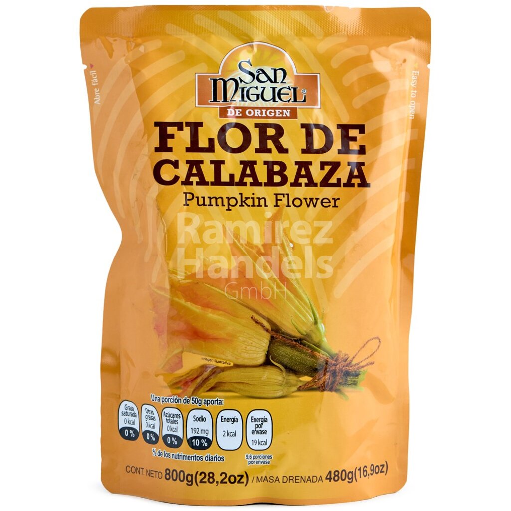 [MX1971] Flor de Calabaza San Miguel - Bolsa 480 g