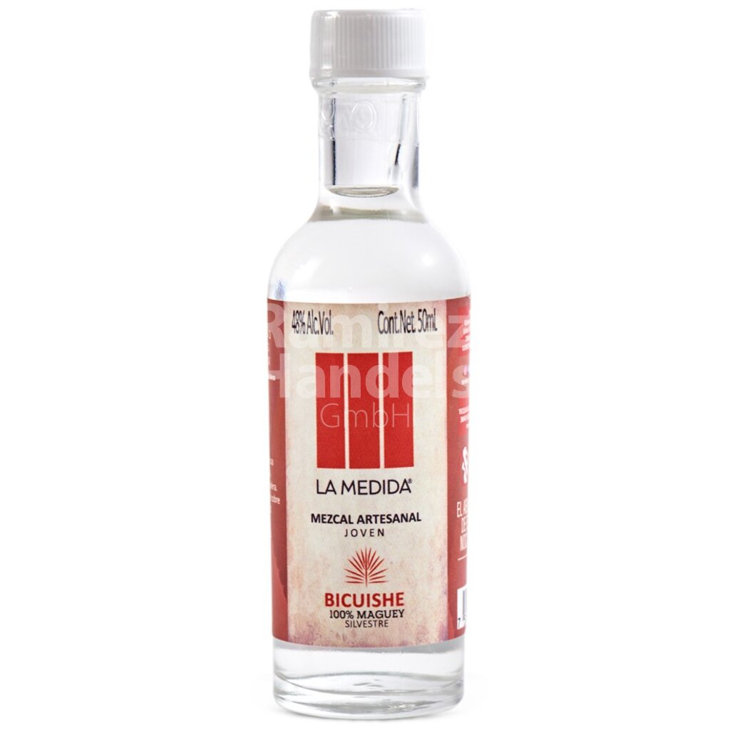 [MX1977] Mezcal Artesanal La Medida - BICUISHE 48 % Vol. Alk. 50 ml