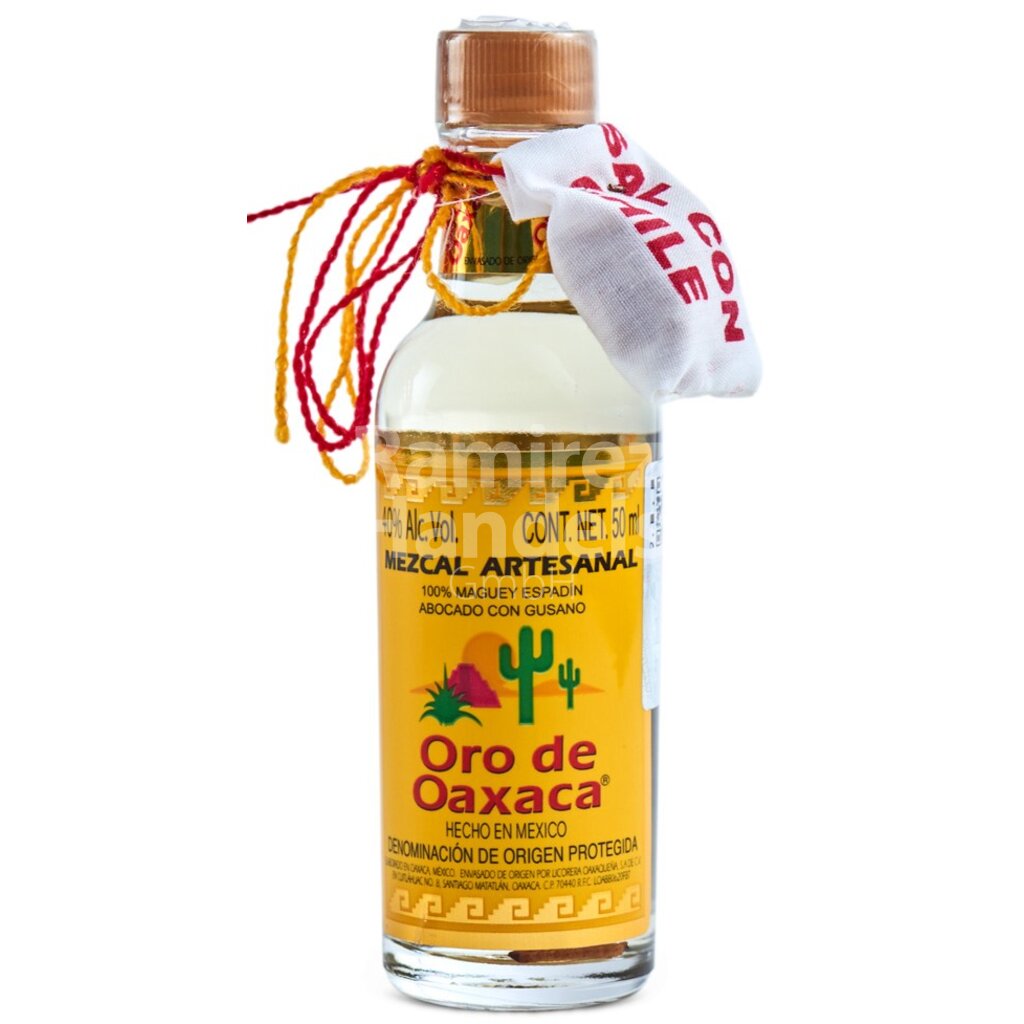 [MX1984] Mezcal Artesanal ORO DE OAXACA 40% Vol. 50 ml