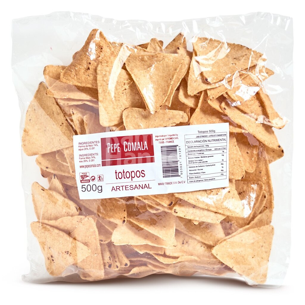 [MX2066] Tortilla Chips Totopos PEPE COMALA 500 g