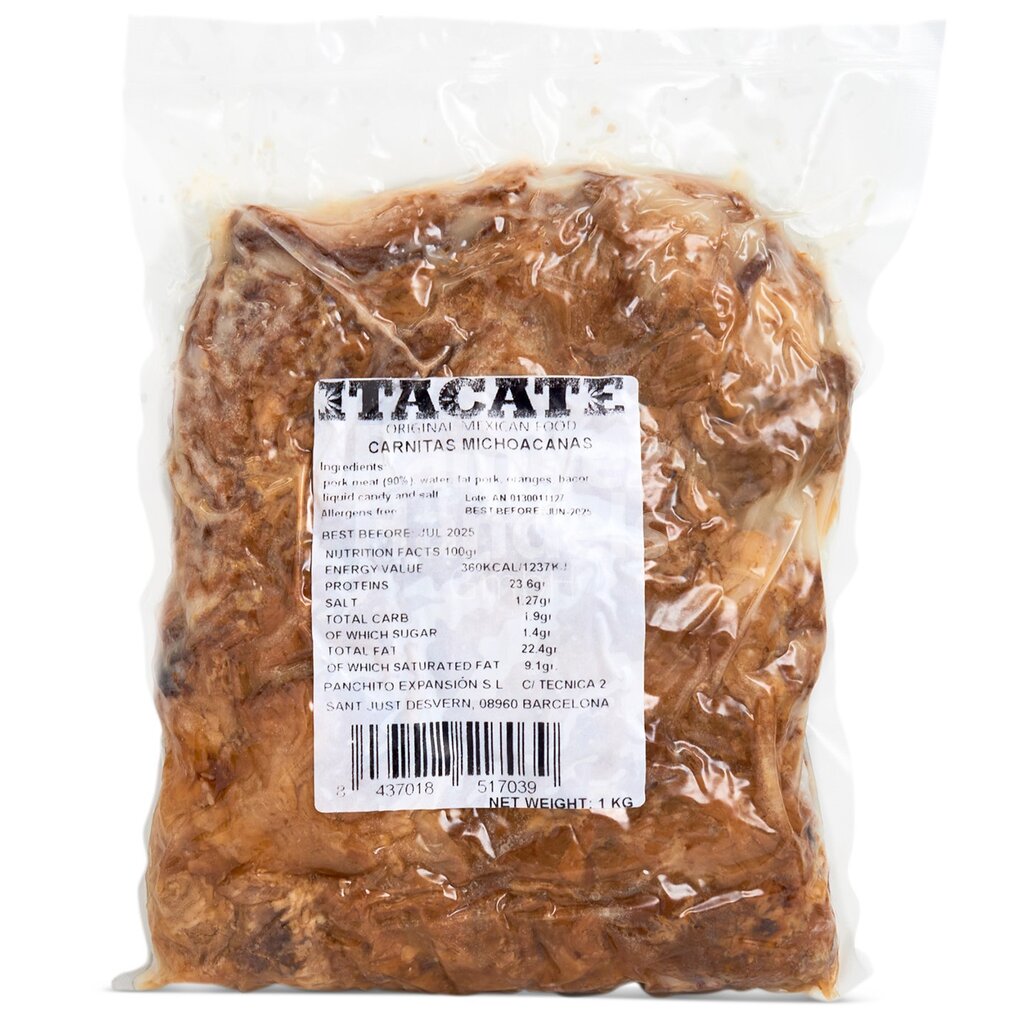 [MX2072] Pork Carnitas Michoacanas ITACATE 1 kg