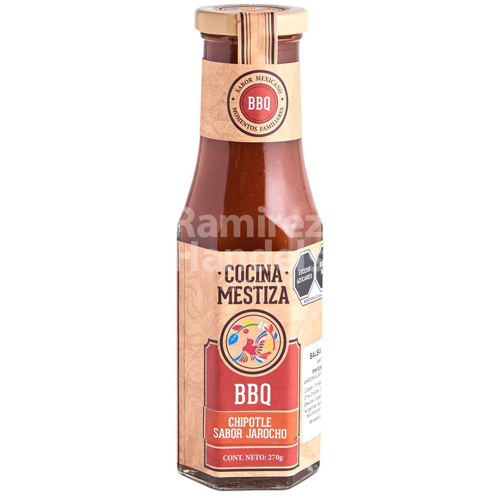[MX2102] Salsa BBQ Sabor Jarocho Cocina Mestiza 270 g