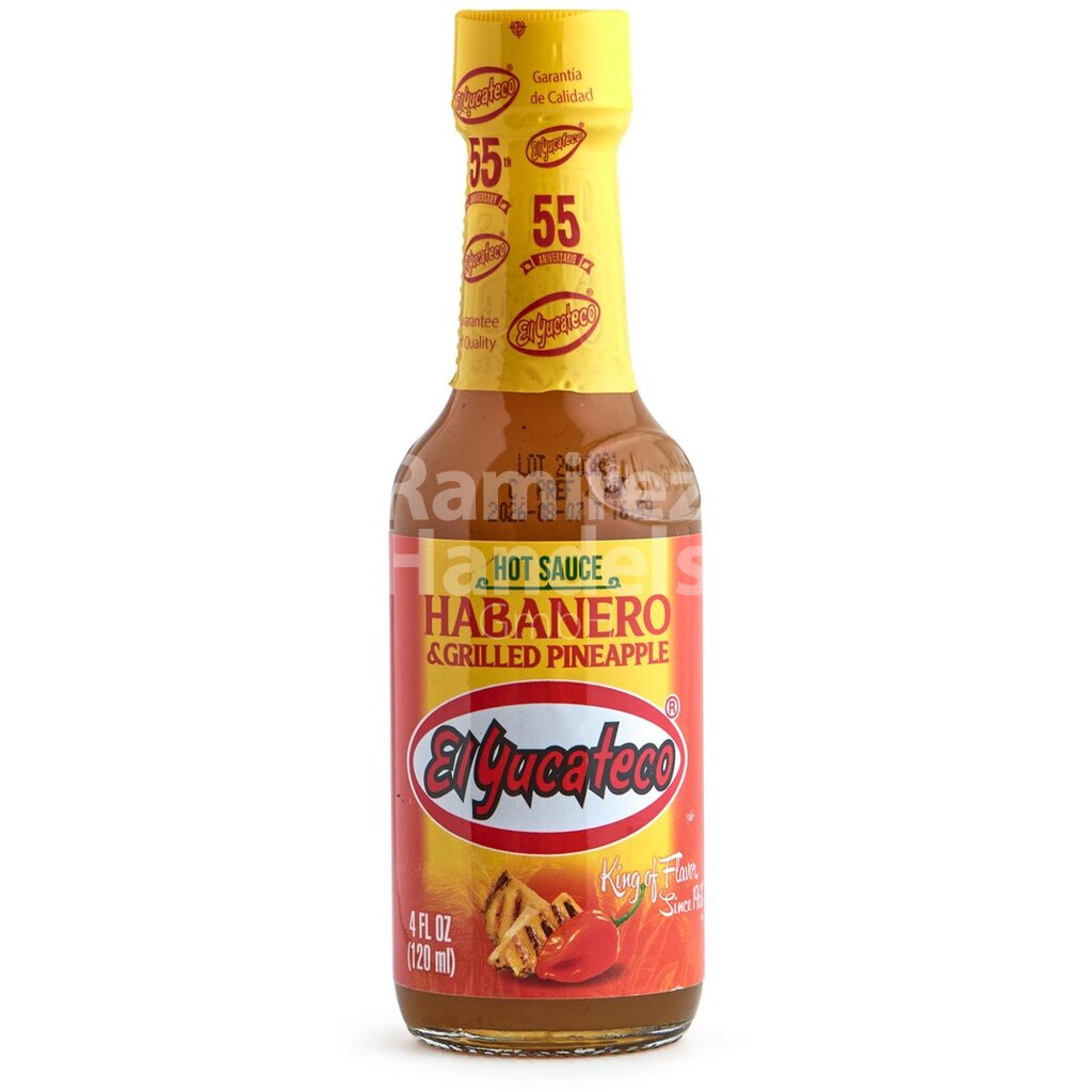 [MX2125] Salsa Habanera de PIÑA ASADA El Yucateco 120 ml