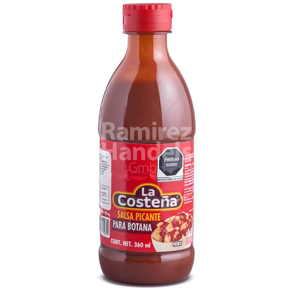 Salsa PICANTE para botanas La Costena 370 ml