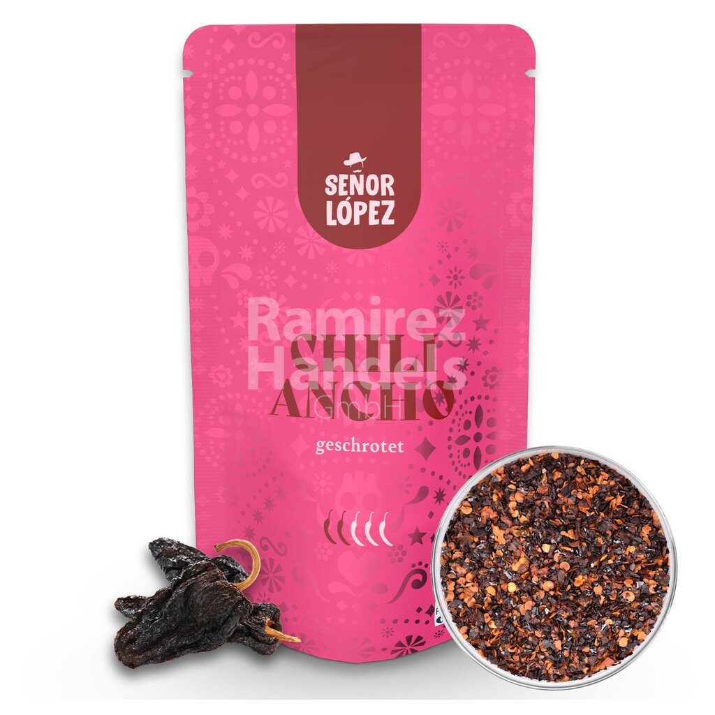 Chili Ancho geschrotet SENOR LOPEZ 30 g