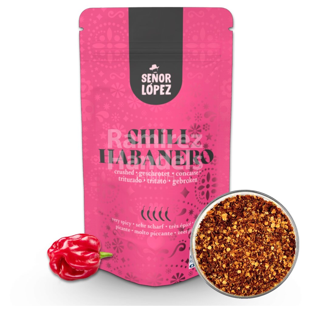 Chili Habanero geschrotet SENOR LOPEZ 25 g