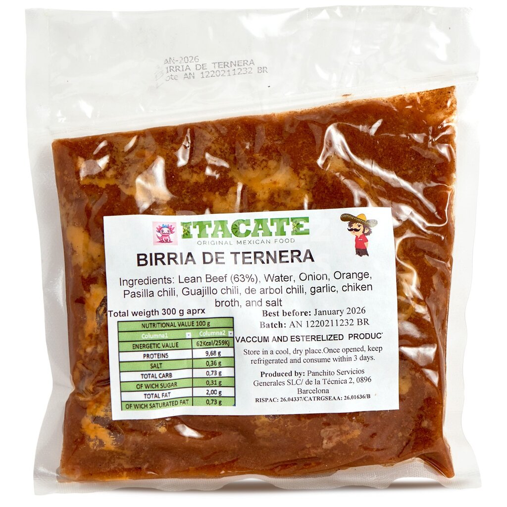 Birria de Ternera ITACATE 300 g