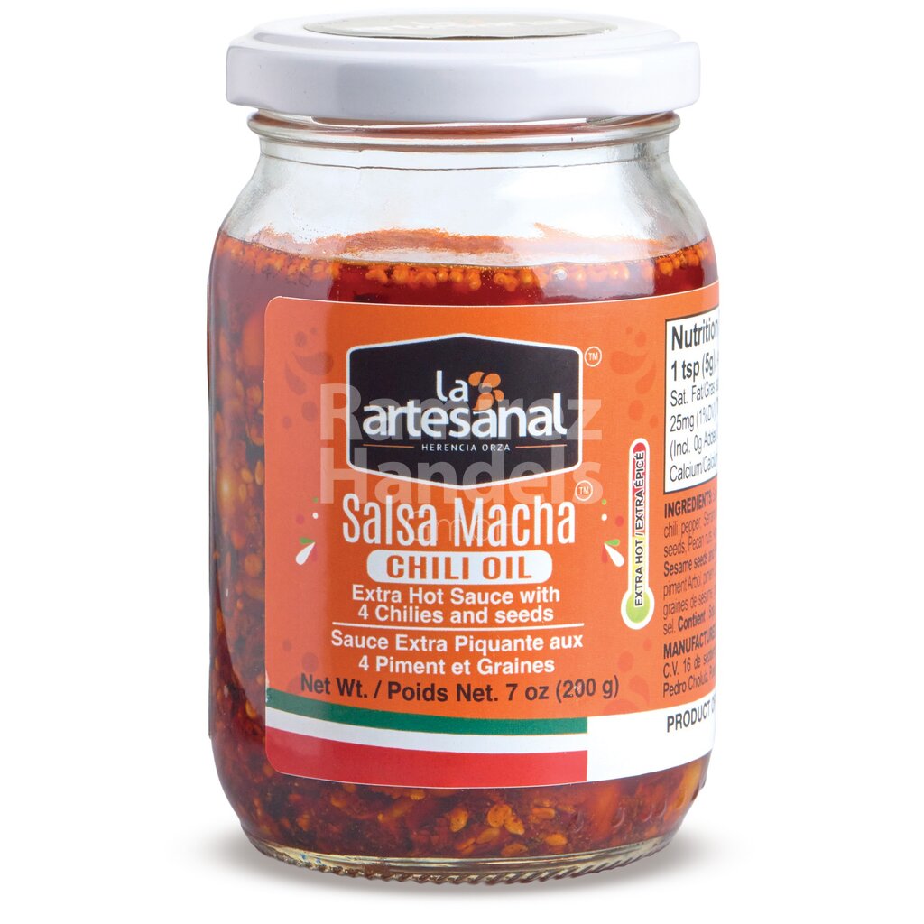 [MX2231] Salsa Macha EXTRA scharf mit 4 Chilis LA ARTESANAL 200 g