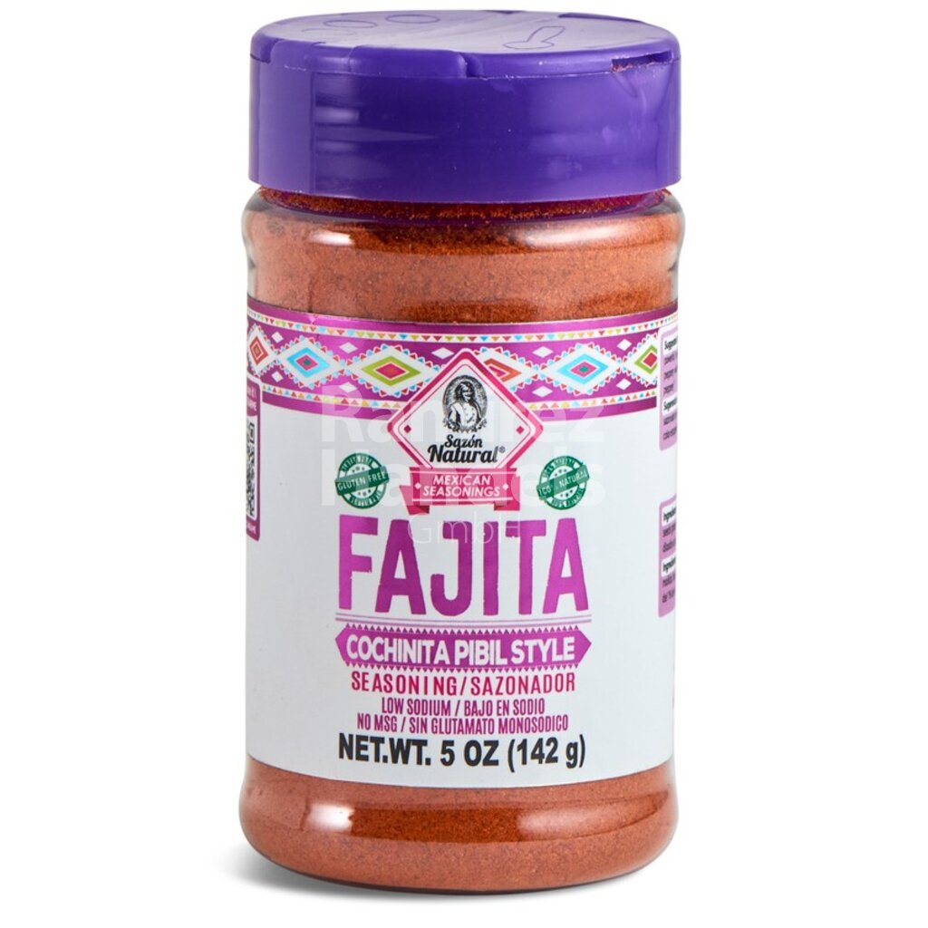 [MX2234] Mexikanisches Gewürz Fajita (Cochinita Pibil) Sazon Natural 142 g