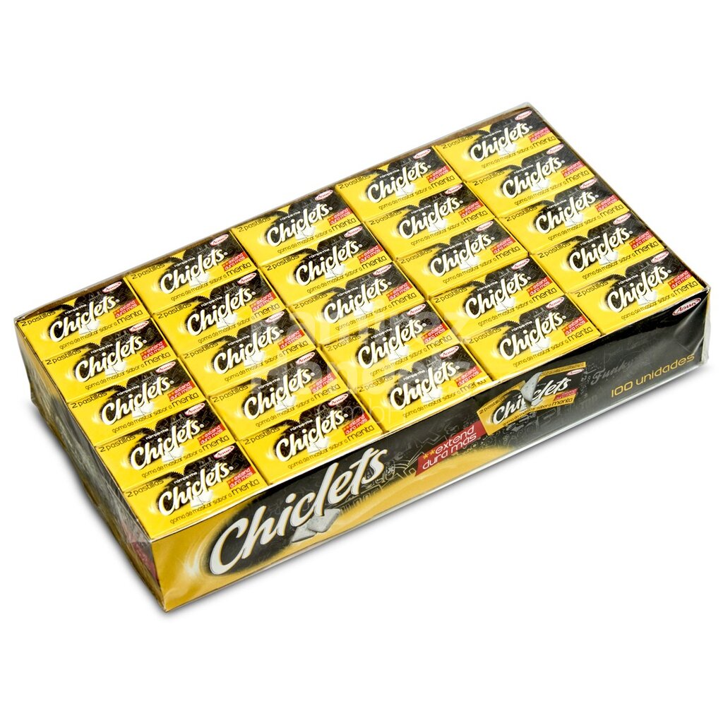 [MX2252] Chicle ADAMS sabor Menta 100 St. 280 g
