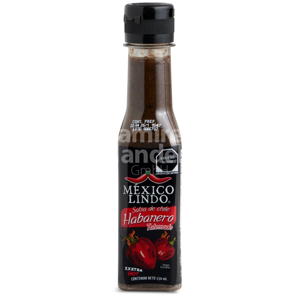 [MX2266] Sauce Chili Habanero Tatemado MEXICO LINDO 150 ml