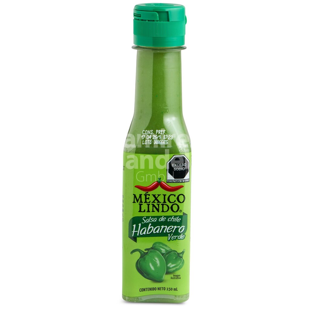 [MX2267] Salsa Chili Habanero Grün MEXICO LINDO 150 ml
