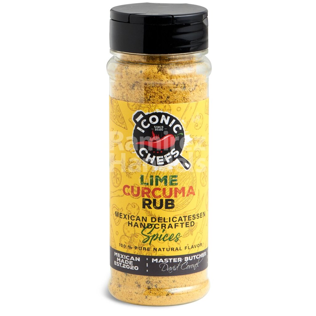 [MX2271] Lime Curcuma Seasoning ICONIC CHEFS 65 g