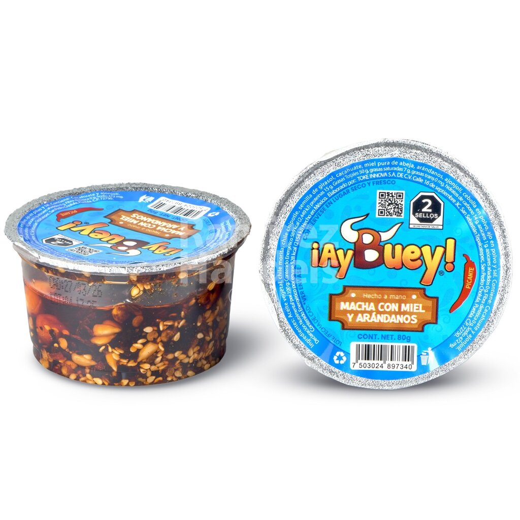 Salsa Macha mit Honig und Blaubeeren AY BUEY 80 g