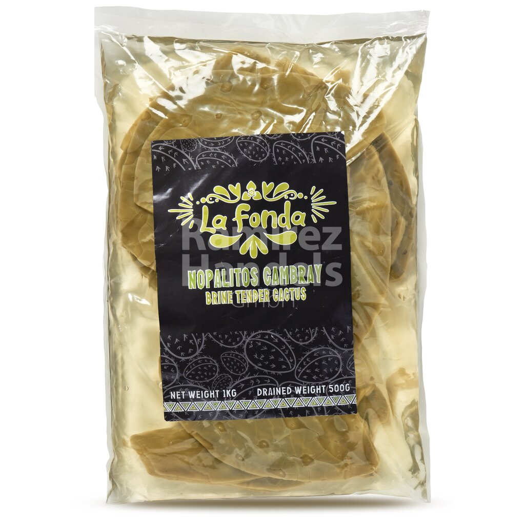 [MX2314] Whole cactus leaves Nopales Cambray LA FONDA 1 kg