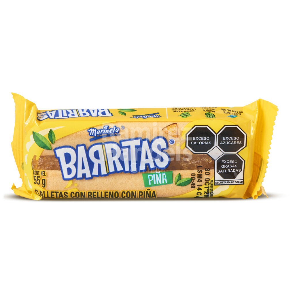 [MX2348] Barritas de Piña (Pineapple Cookies) 55 g