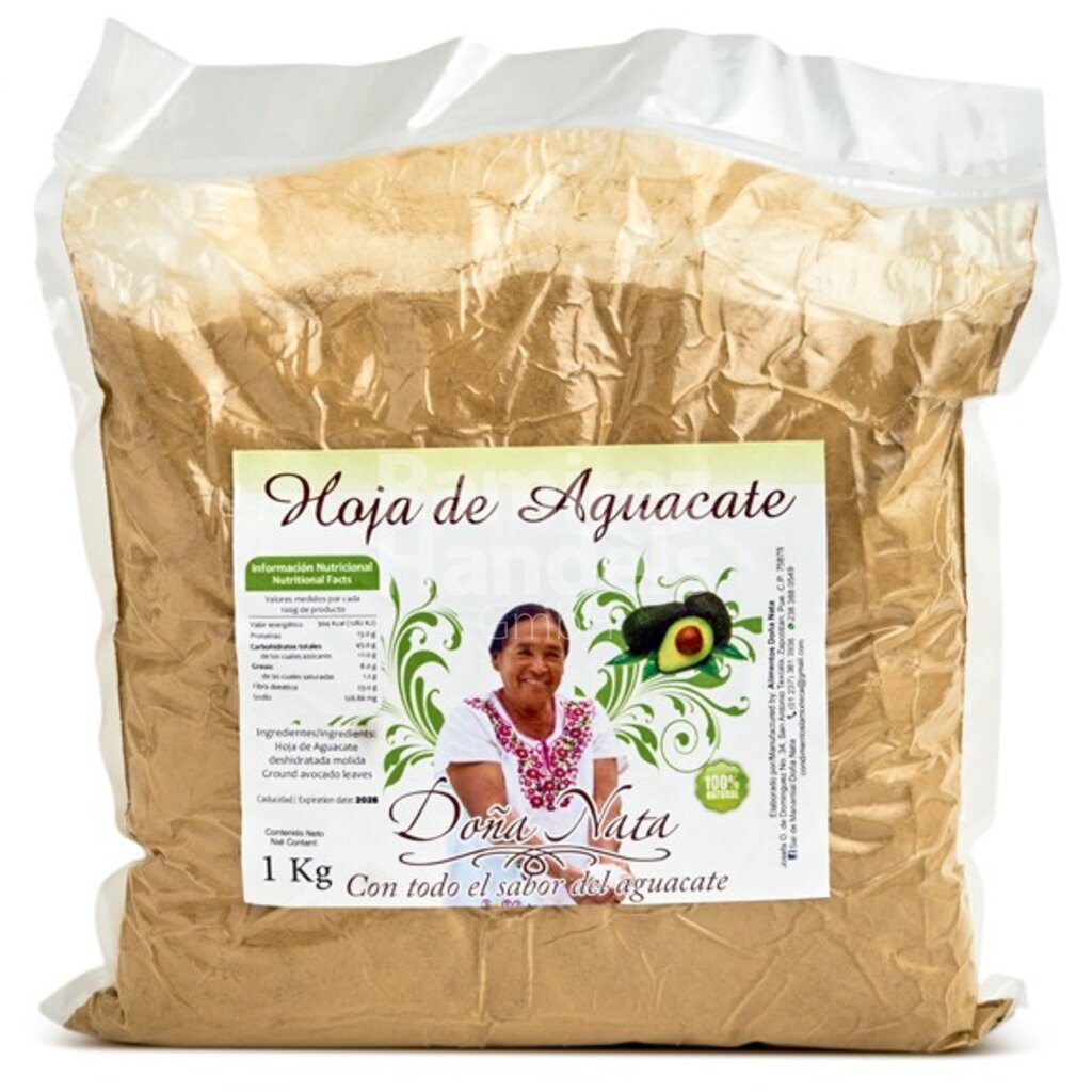 [MX2362] Avocado Leaves in Pulver DONA NATA 1 kg