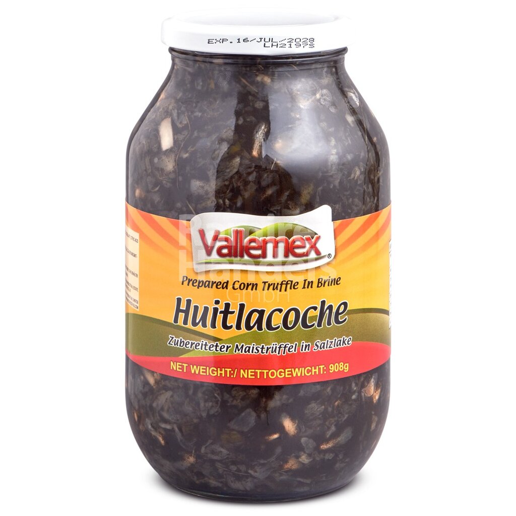 [MX2367] Huitlacoche (Cuitlacoche) Maispilz VALLEMEX 908 g Glas