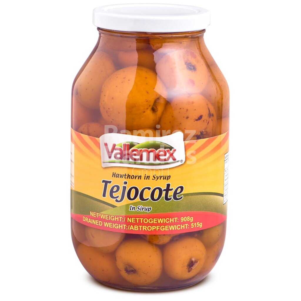 [MX2368] Tejocotes in Sirup VALLEMEX 908 g Glas