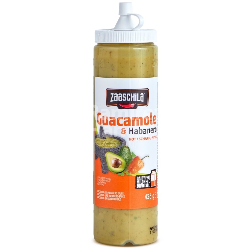 [MX2375] Creamy Sauce GUACAMOLE & HABANERO ZAASCHILA 425 g