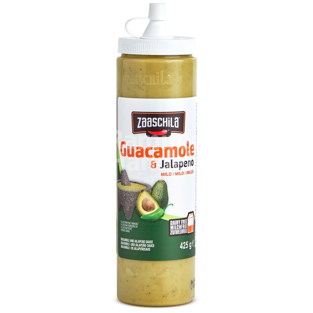 Cremige Sauce Guacamole & JALAPENO ZAASCHILA 425 g