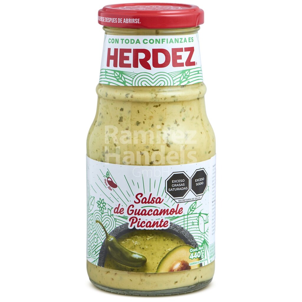 [MX2391] Salsa spicy guacamole HERDEZ 440 g