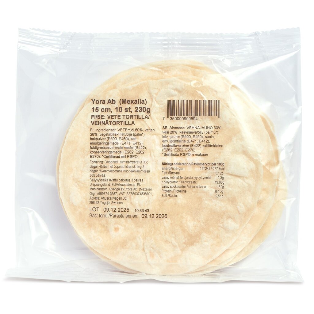 [MX2403] Wheat tortillas MEXALIA 15 cm (10 St.)