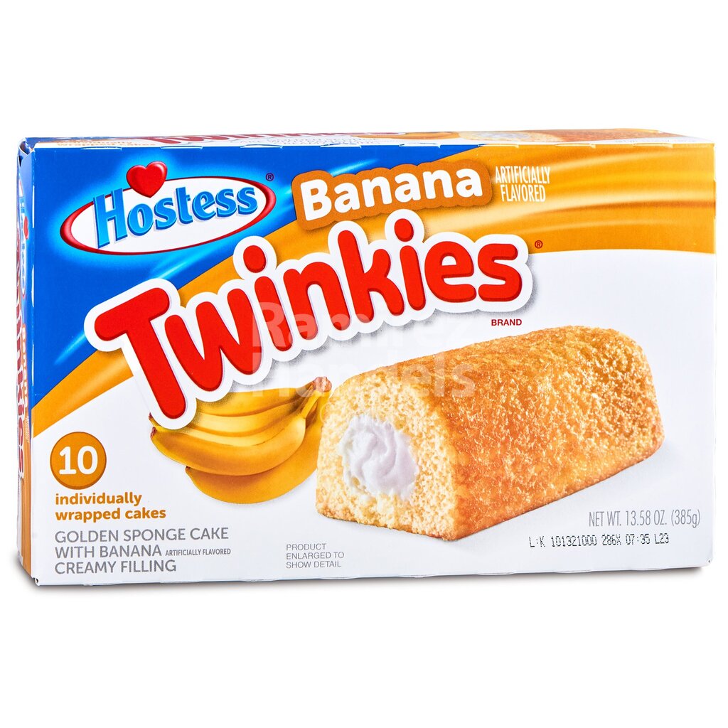 [US0116] Twinkies Banana HOSTESS Display 10 St. (385 g)