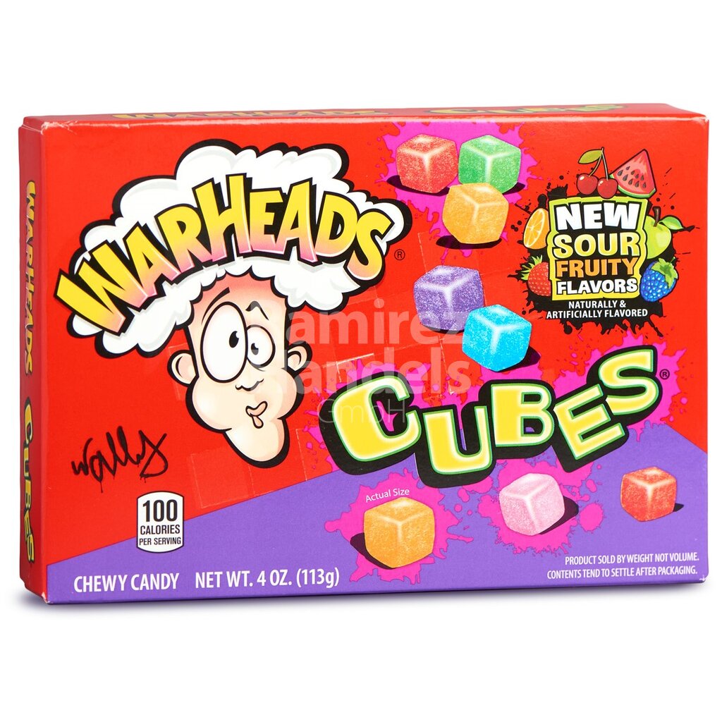 Chewy Candy Cubes WARHEADS 113 g