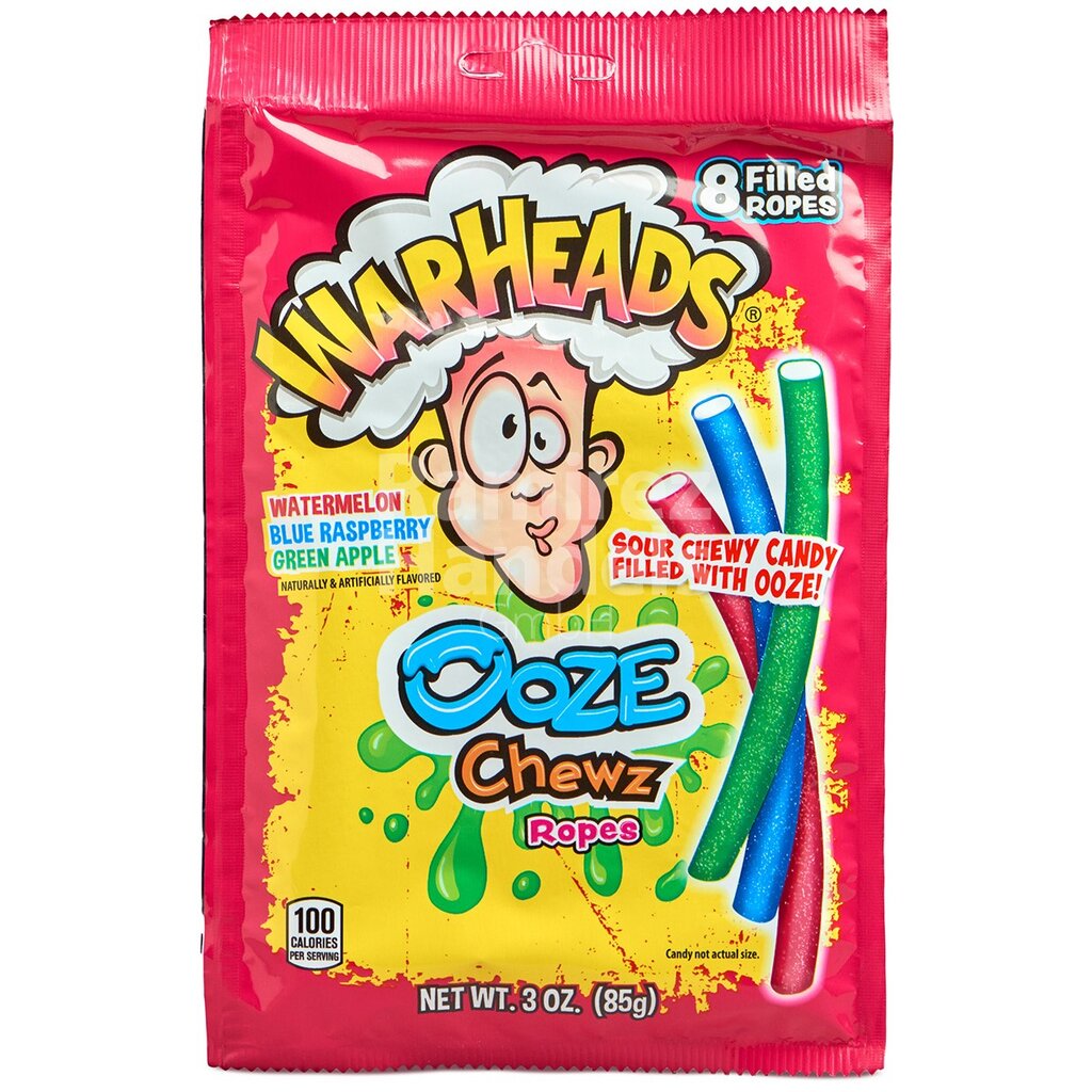 OOZE Chewz Candy ROPES Warheads 85 g
