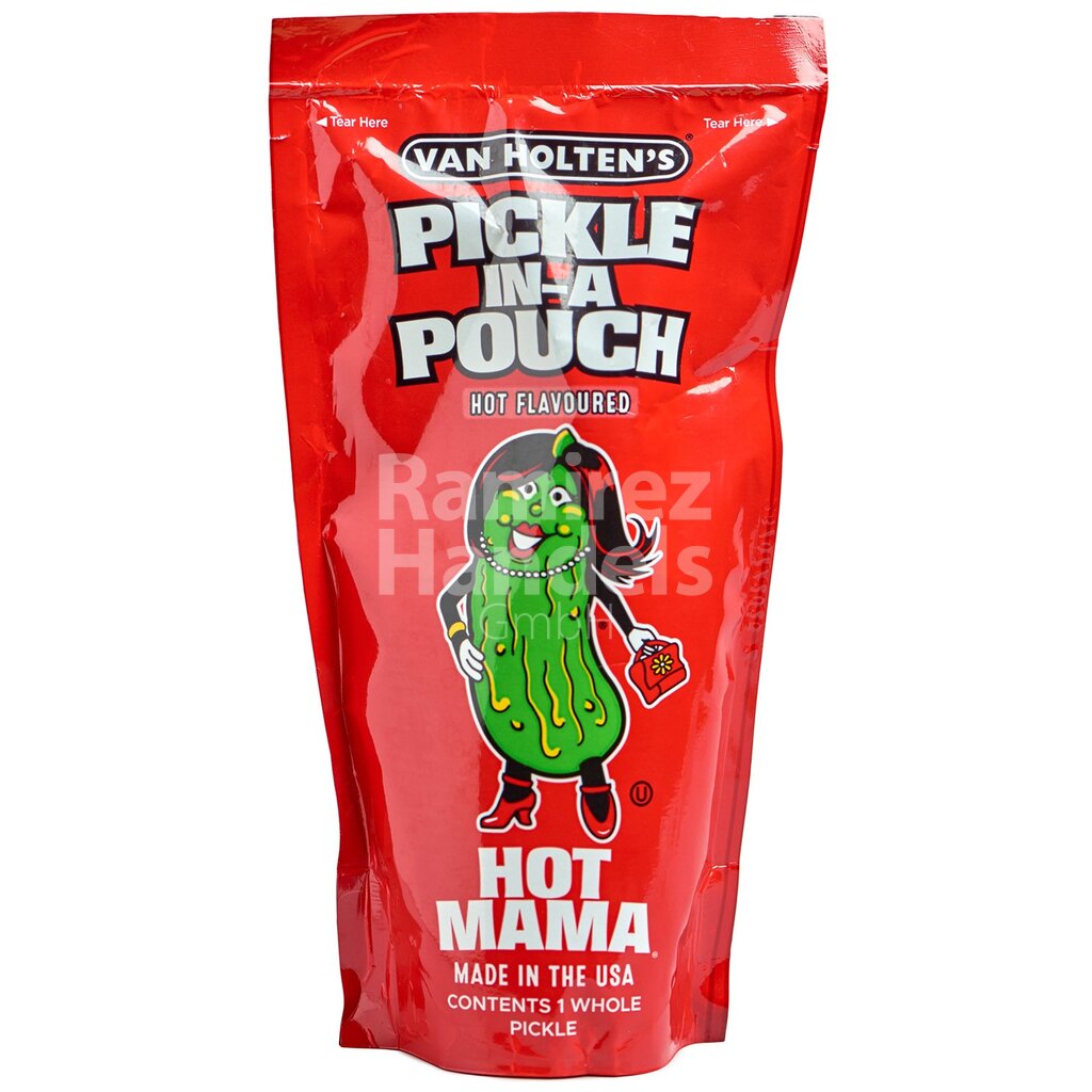 [US0131] Van Holtens Pickle HOT MAMA 306 g