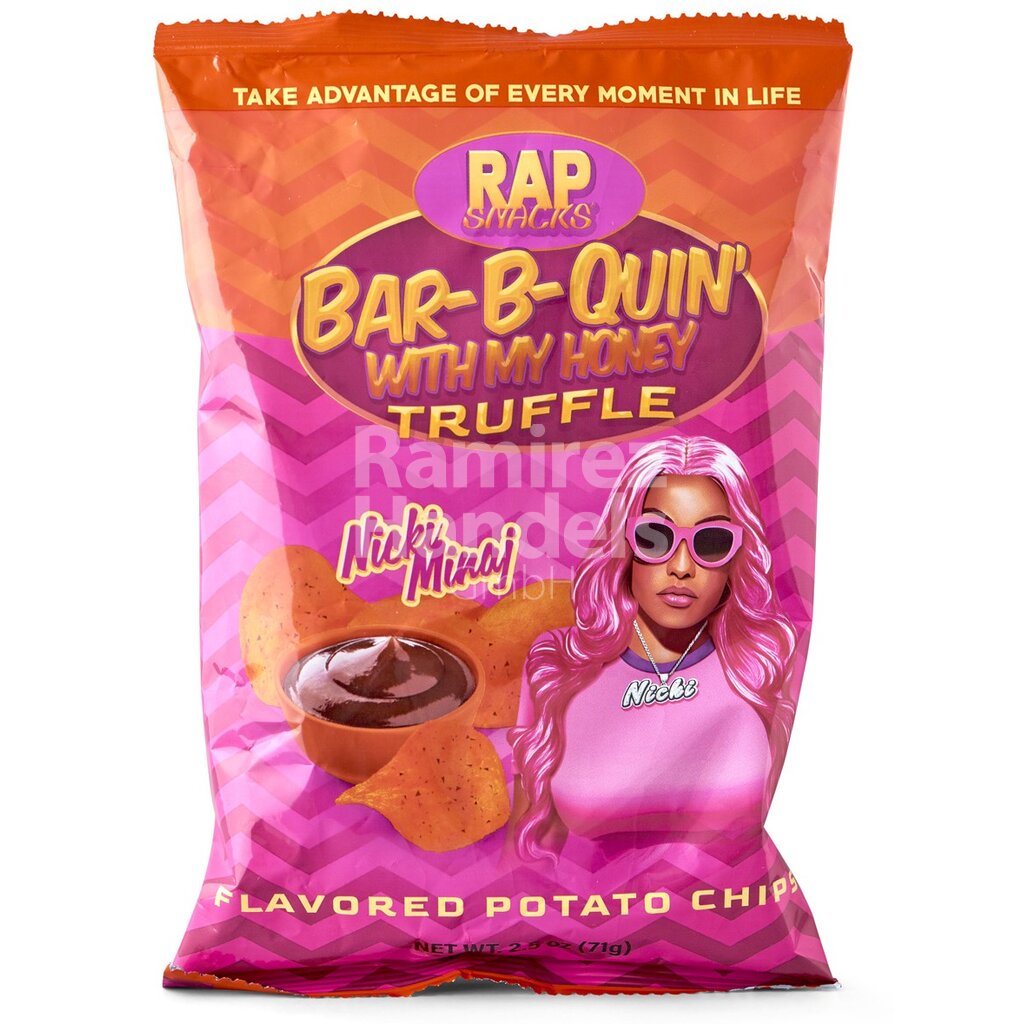 [US0144] Snack Chips Rap NICKY MINAJ con Miel 75 g