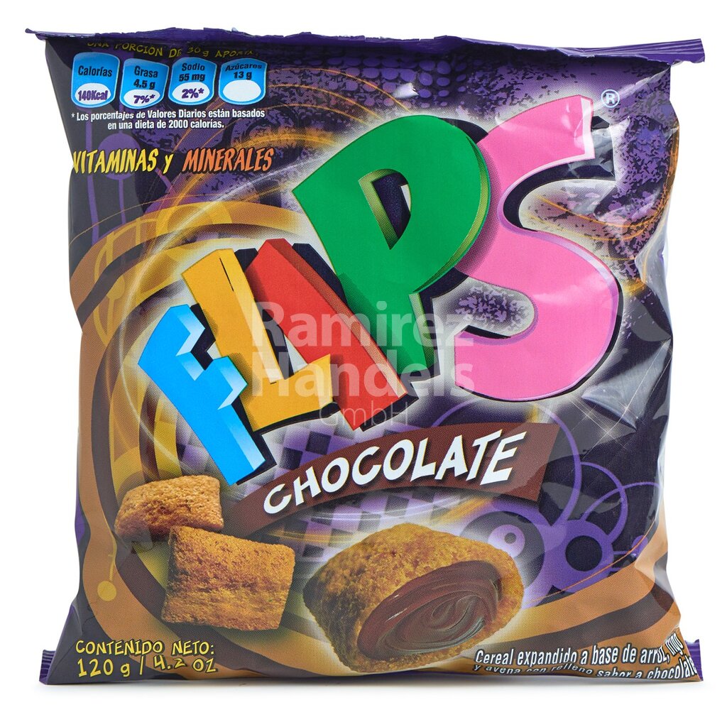 [VE0044] Reis- und Weizenmüsli mit Schokolade FLIPS 120 g