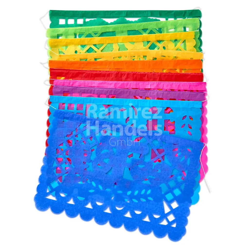 [MX2460] Girlande Papel Picado 5 (23x33cm)