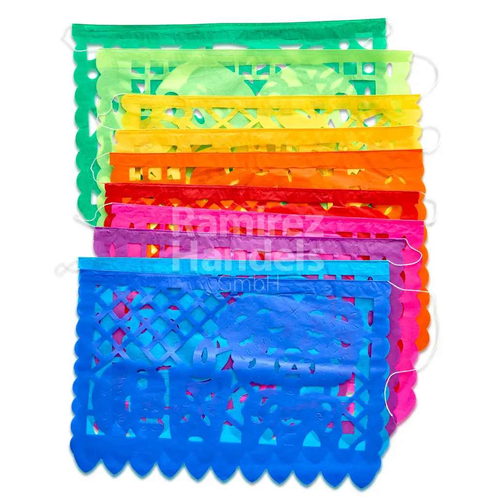 [MX2461] Girlande Papel Picado 6 (23x33cm)