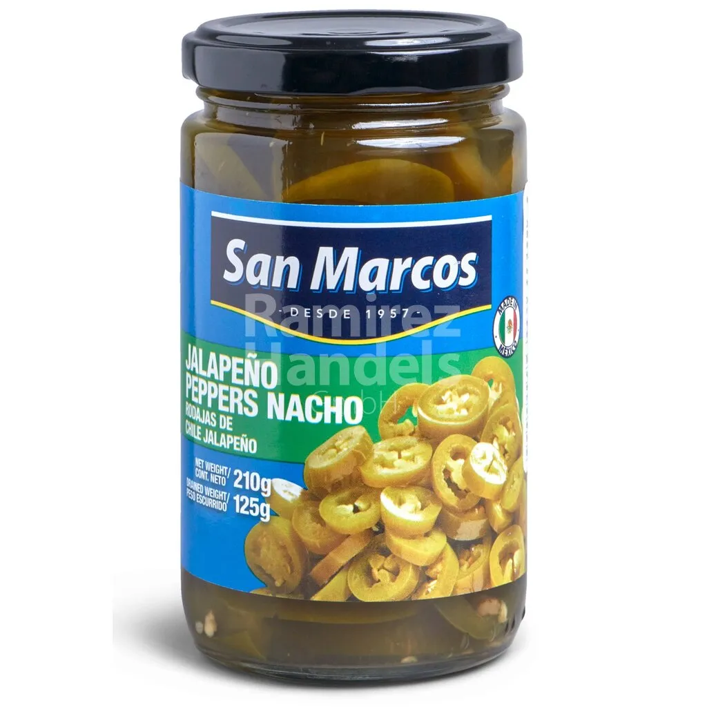 [MX2480] Chili Jalapeno in Scheiben SAN MARCOS 210 g