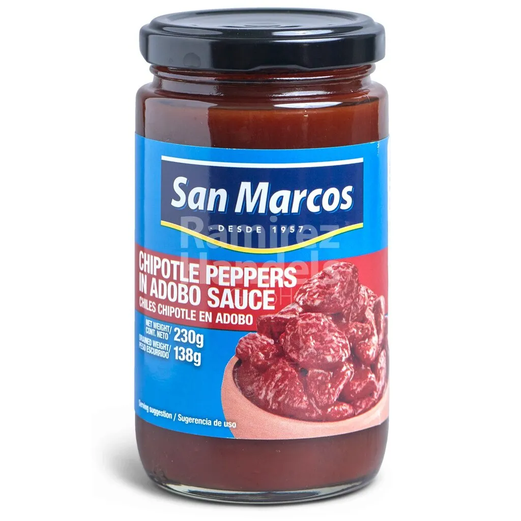 [MX2481] Chili Chipotles in Adobo SAN MARCOS 230 g