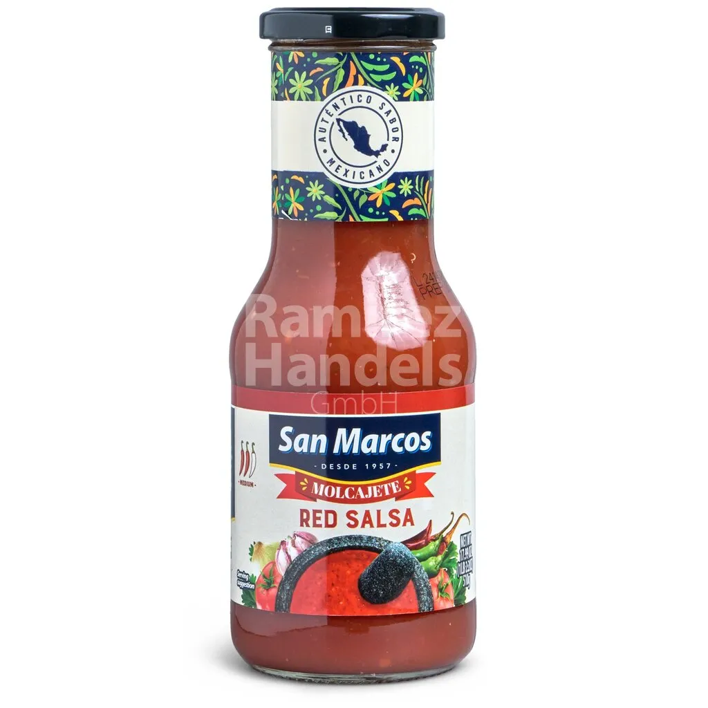 [MX2486] Rote Sauce SAN MARCOS 500 g Flasche