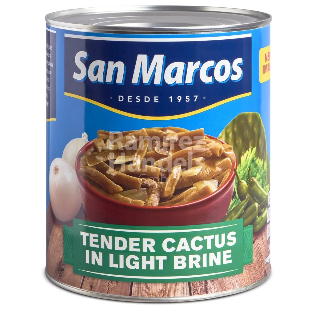 [MX2493] Kaktus in Streifen Nopales San Marcos 2,8 kg Dose